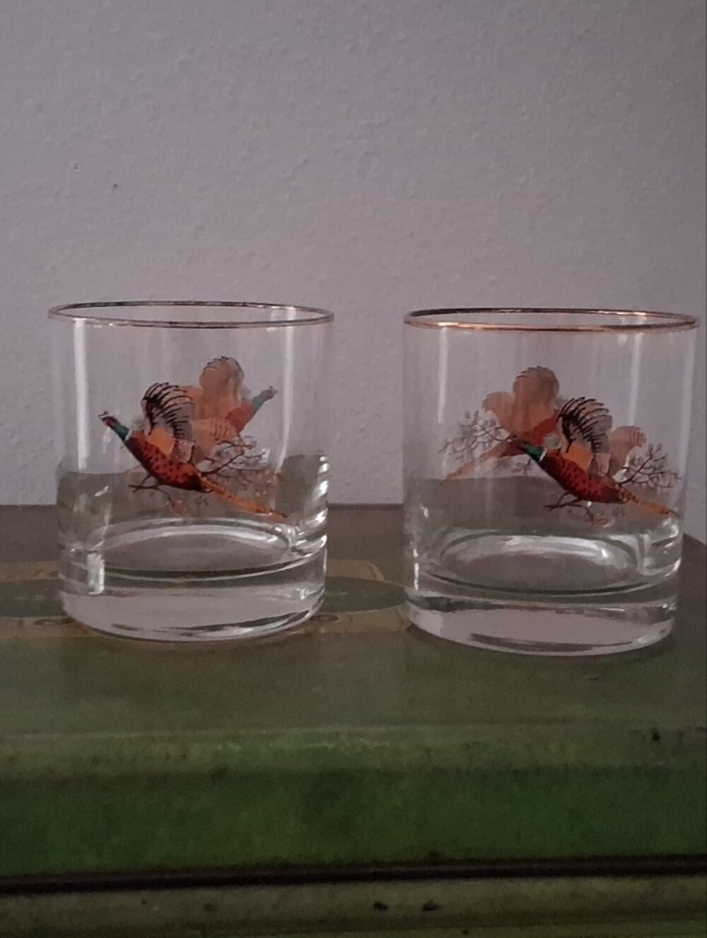 Pheasant Whiskey GLASS SET of 3